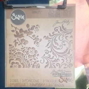 Sizzix Thinlits Die Set - Cream